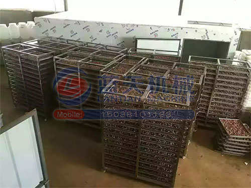 云南玫瑰花烘干機用戶現場