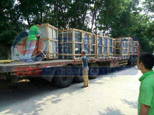 四川空氣能熱泵烘干機發貨現場