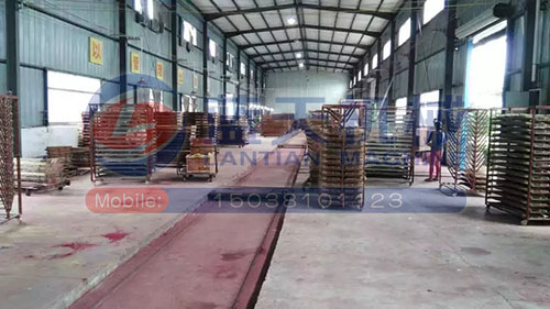 湖北水果烘干機安裝現場