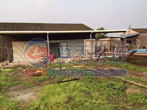 陜西掛面烘干機安裝現場