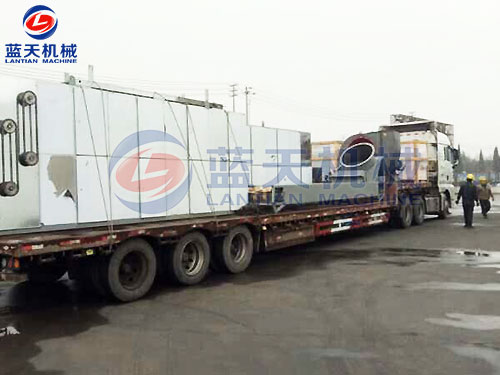 周口金銀花烘干機發貨安裝